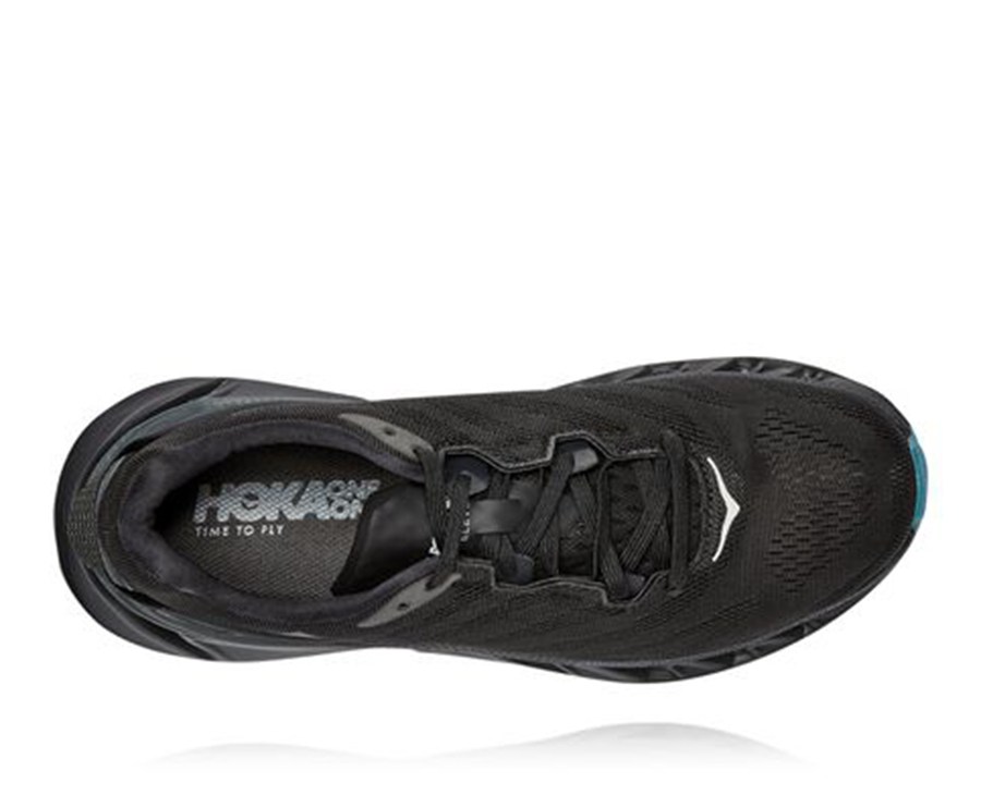 Hoka Australia One One Elevon 2 - Mens Running Shoes Black - IVAXB-8475